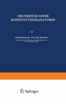 Grundz?ge Einer Konstitutions Anatomie