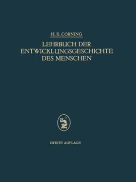 Lehrbuch Der Entwicklungsgeschichte Des Menschen