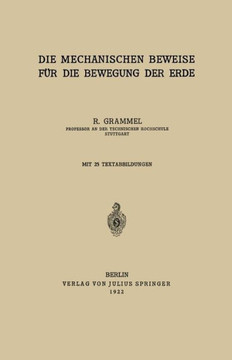 Die Mechanischen Beweise F?r Die Bewegung Der Erde Die Mechanischen Beweise F?r Die Bewegung Der Erde