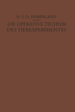 Die Operative Technik Des Tierexperimentes