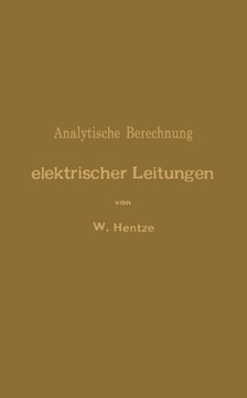 Analytische Berechnung Elektrischer Leitungen
