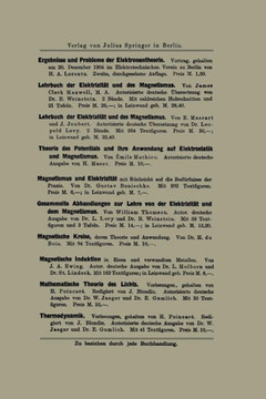 Die Neueren Wandlungen Der Elektrischen Theorien: Einschlie?lich Der Elektronentheorie Die Neueren Wandlungen Der Elektrischen Theorien: Einschlie?lich Der Elektronentheorie