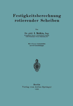 Festigkeitsberechnung Rotierender Scheiben