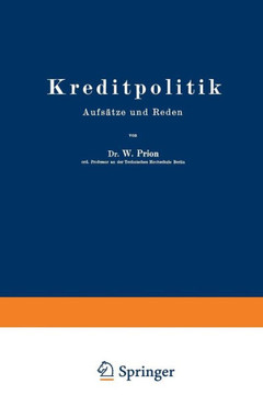 Kreditpolitik: Aufs?tze Und Reden