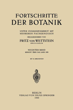 Fortschritte Der Botanik: Neunter Band