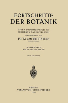 Fortschritte Der Botanik: Achter Band Fortschritte Der Botanik: Achter Band