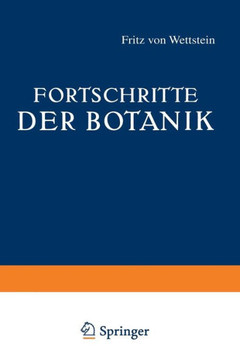 Fortschritte Der Botanik: Sechster Band