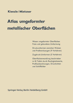 Atlas Umgeformter Metallischer Oberfl?chen