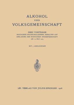 Alkohol Und Volksgemeinschaft