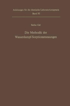 Die Methodik Der Wasserdampf-Sorptionsmessungen