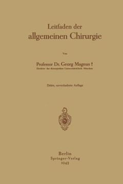 Leitfaden Der Allgemeinen Chirurgie