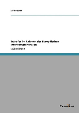 Transfer im Rahmen der Europ?ischen Interkomprehension