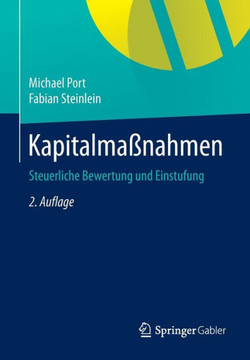 Kapitalma?nahmen: Steuerliche Bewertung Und Einstufung