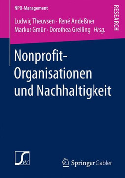 Nonprofit-Organisationen Und Nachhaltigkeit Nonprofit-Organisationen Und Nachhaltigkeit