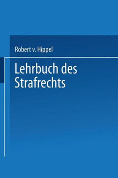 Lehrbuch Des Strafrechts