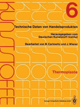 Kunststoffe: Technische Daten Von Handelsprodukten