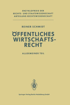 ?ffentliches Wirtschaftsrecht: Allgemeiner Teil