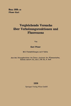 Vergleichende Versuche ?ber Verholzungsreaktionen und Fluoreszenz
