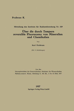 ?ber die durch Tempern reversible Fluoreszenz von Mineralien und Chemikalien