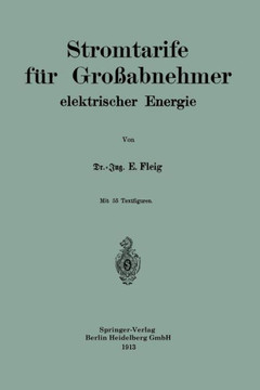 Stromtarife F?r Gro?abnehmer Elektrischer Energie