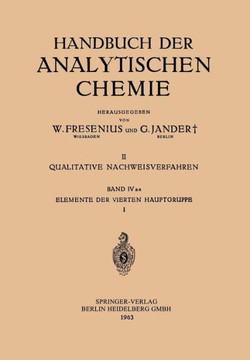 Elemente Der Vierten Hauptgruppe: I: Kohlenstoff - Silicium