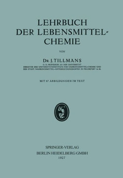 Lehrbuch Der Lebensmittel-Chemie