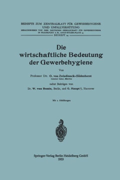 Die Wirtschaftliche Bedeutung Der Gewerbehygiene Die Wirtschaftliche Bedeutung Der Gewerbehygiene