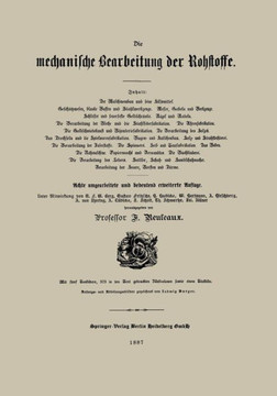 Die Mechanische Bearbeitung Der Rohstoffe