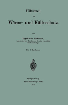 Hilfsbuch F?r W?rme- Und K?lteschutz