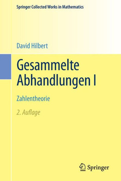 Gesammelte Abhandlungen I: Zahlentheorie