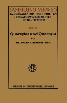 Quarzglas Und Quarzgut
