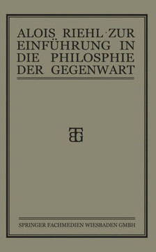 Zur Einf?hrung in Die Philosophie Der Gegenwart Zur Einf?hrung in Die Philosophie Der Gegenwart
