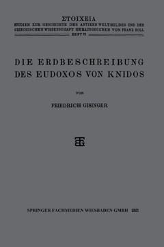 Die Erdbeschreibung Des Eudoxos Von Knidos
