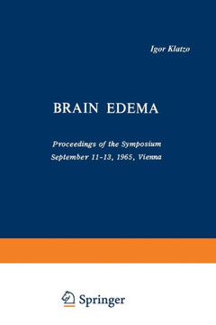 Brain Edema: Proceedings of the Symposium September 11-13, 1965, Vienna