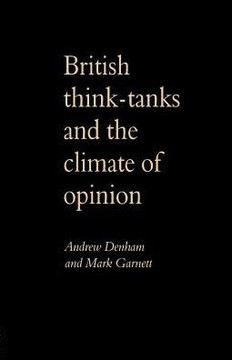 British Think-Tanks And The Climate Of Opinion