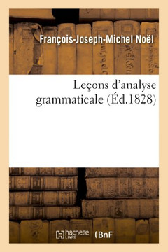 Le??ns d'Analyse Grammaticale