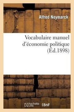 Vocabulaire Manuel d'??onomie Politique