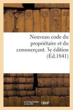 Nouveau Code Du Propri??aire Et Du Commer??nt