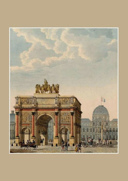 Carnet Lign?? Paris ARC de Triomphe Du Carrousel