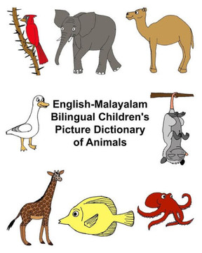 English-Malayalam Bilingual Children's Picture Dictionary Of Animals (Freebilingualbooks.Com)