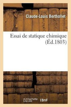Essai de Statique Chimique Essai de Statique Chimique