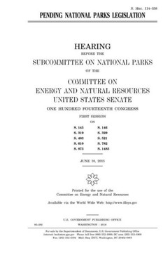 Pending national parks legislation