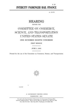 Intercity passenger rail finance