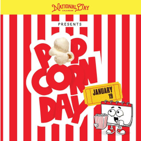 National Popcorn Day: Fun-filled children's book featuring National Popcorn Day's secret origin story, fascinating facts, and laugh-out-loud