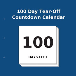 100 Day Tear-Off Countdown Calendar 100 Day Tear-Off Countdown Calendar