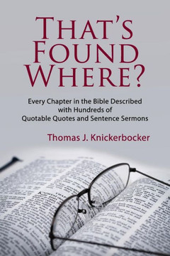 That's Found Where? That's Found Where?