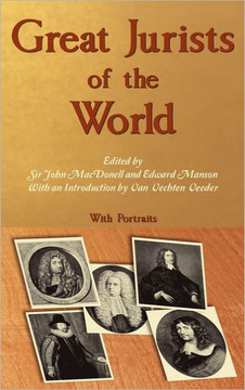 Great Jurists of the World. Great Jurists of the World.