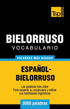 Vocabulario espa??l-bielorruso - 3000 palabras m?? usadas