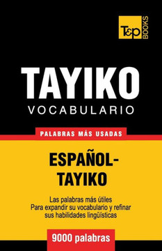 Vocabulario espa??l-tayiko - 9000 palabras m?? usadas