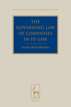 The Governing Law of Companies in EU Law The Governing Law of Companies in EU Law